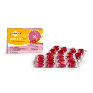 JUANOLA Propolis Hedera and Honey Gummed Tablets 24U