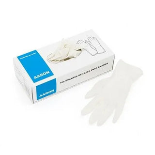 AARON Latex Gloves Small 100 Units