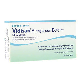 Vidisan Alergia Con Ectoin Monodosis