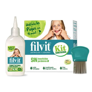 FILVIT Dimeticona Anti Lice Lotion Set 3 Pieces
