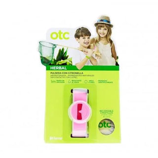 OTC Herbal Kids Mosquito Repellent Bracelet Pink