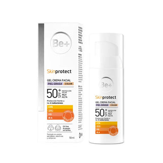 BE+ Skin Protect Oily Skin Colour Face Gel SPF 50+