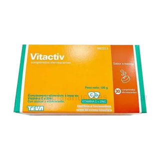 TEVA PHARMA Teva Vitactiv 30 Effervescent Tablets