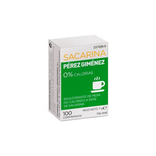 Pérez Giménez Sacarina 100 Tablets Dispenser