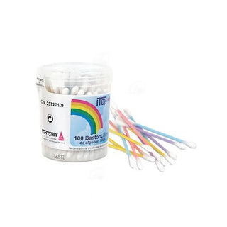 ITOH Cotton Swabs Canister 100 Units