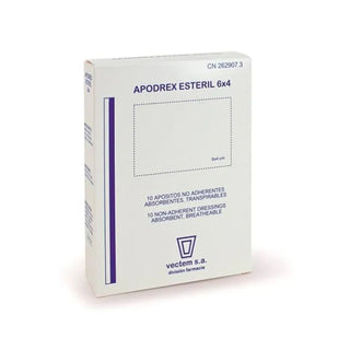 VECTEM Apoderex Sterile Wound Dressing 6x4cm 6 Units