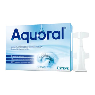 ESTEVE Aquoral Eye Drops Single Dose 20 Units
