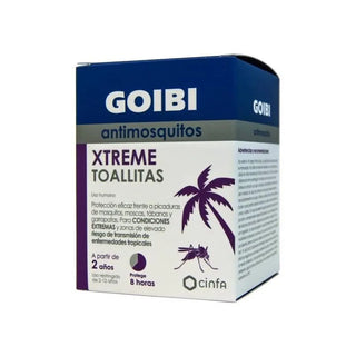 Toallitas Repelentes de Mosquitos Goibi Xtreme