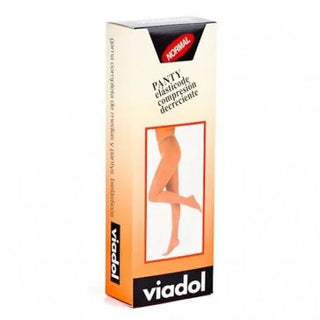 VIADOL Medias Panty Compresión Normal Beige Queen