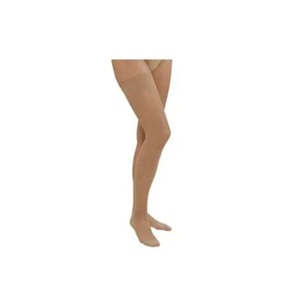 MEDILAST Long Compression Sock Closed Toe Beige Large