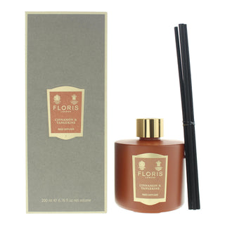 Floris Of London Cinnamon & Tangerine Reed Aroma Reed Diffuser Brown