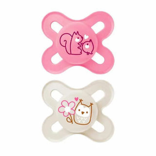 MAM Original Start Silicone 0-2M Pink Set