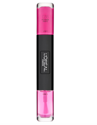 L'Oreal Paris Infaillible Duo Nail Polish 036 Fuchsia Riots *See Description* — BeautyCorner.gr