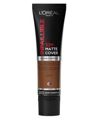 L'Oreal Paris Infallible 32HR Matte Cover Foundation 350 Warm Undertone