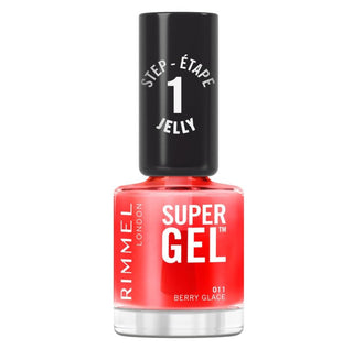Rimmel London Super Gel Jelly Nail Polish 011 Berry Glace