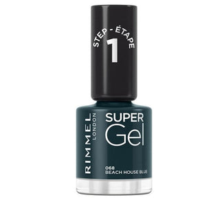 Rimmel London Super Gel Nail Polish 068 Beach House Blue