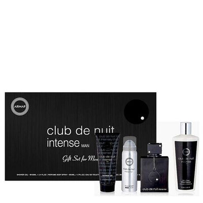 Armaf Club De Nuit Intense Set - + Deo Spray + Shower Gel + Shampoo | EDT