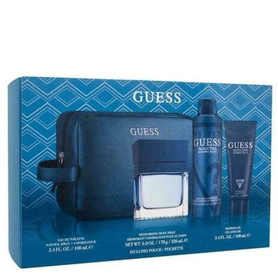 Guess Seductive Blue Set - + Deo Spray + Shower Gel + Pouch | EDT