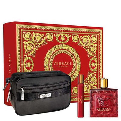 Versace Eros Flame Set - + + Pouch | EDP