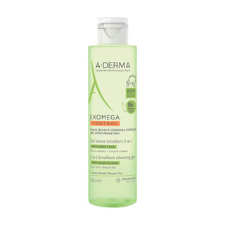 A-Derma Exomega Control Anti-Scratching & Soothing Cleansing Gel For Hair & Body