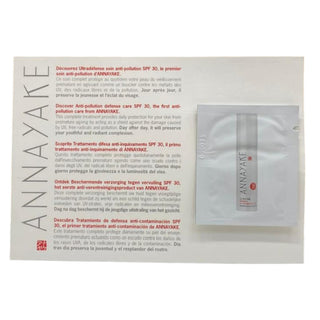 Annayake Ultratime Anti-Pollution Cream For Face SPF 30 *Sample