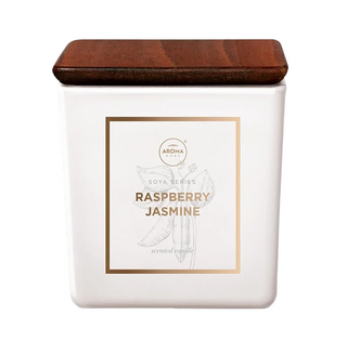 Aroma Home Raspberry & Jasmine Scented Candle