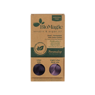 Biomagic Biomagic Keratin & Argan Oil Demi-Permanent Hair Dye Liliac *Tester 250 ml *Tester Permanent Hair Dye