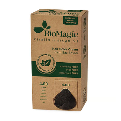 Biomagic Biomagic 4/00 4 Medium Brown *Tester 250 ml *Tester Permanent Hair Dye