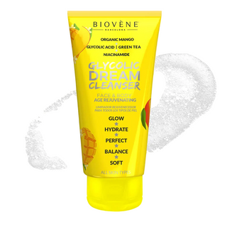 Biovene Dream Cleanser Glycolic Acid Hydration Glow Cleansing Gel For Face & Body *Tester