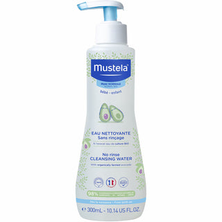 Mustela No Rinse Avocado Soften Cleansing Water For Face Body & Diaper Area
