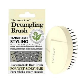 Biovene The Conscious Compact Hair Brush Canary Yellow