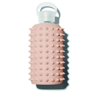 Bkr Teddy Spiked GWP Glass Water Bottle Pink