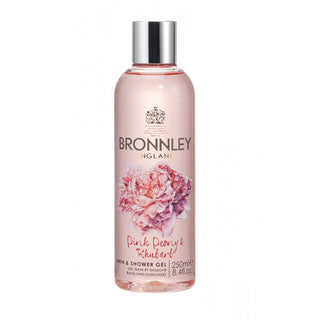 Bronnley Pink Peony & Rhubarb Cleansing Shower Gel For All Skin Types