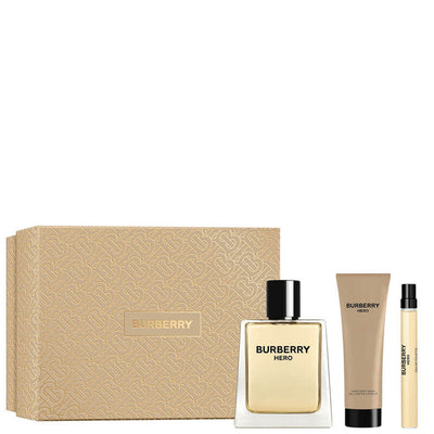 Burberry Hero Gift Set | EDT 100ml + Shower Gel 75ml + EDT 10ml