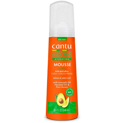 Cantu Avocado Avocado Oil Hair Styling Mousse Definition & Control Light Hold