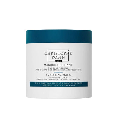 Christophe Robin Purifying Thermal Mud Hair Treatment Cream Mask For Detoxing