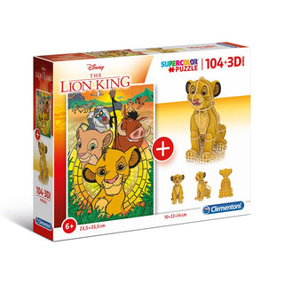Clementoni SuperColor Lion King 3D Puzzle Unisex 6+ years