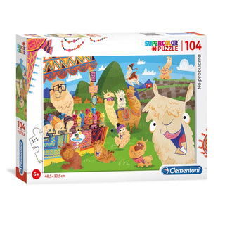 Clementoni SuperColor No ProbLLAMA Puzzle Unisex 6+ years