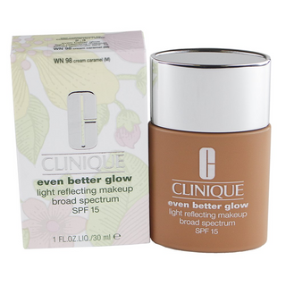 Clinique Even Better Glow Light Reflecting Liquid Foundation WN 98 Cream Caramel SPF 15