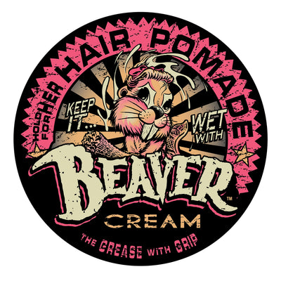 Cock Grease Beaver Cream Keep It Wet Hair Styling Pomade Shine Finish