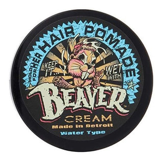 Cock Grease Beaver Cream Water Type Hair Styling Pomade Shine Finish Light To Medium Hold