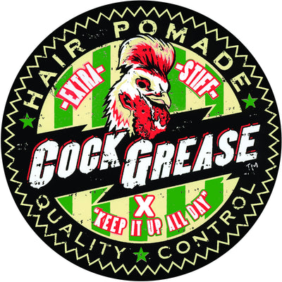Cock Grease Extra Slick No X Hair Styling Pomade Shine Finish Extra Hold