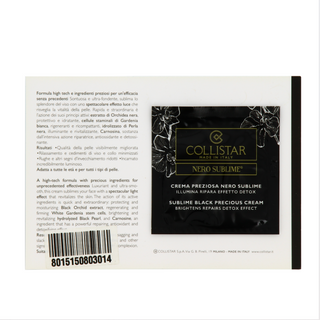 Collistar Nero Sublime Illuminating Day Cream For Face *Sample