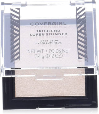 Covergirl Trublend Super Stunner Highlighting Blush Highlighter Compact Blue Pearl