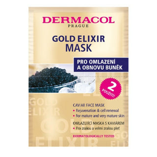 Dermacol Set Duo Gold Elixir Caviar Extract Anti-Ageing Cream Mask