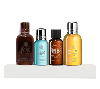 Molton Brown Discovery Collection Set Molton Brown: Black Peppercorn Shower Gel + Coastal Cypress & Sea Fennel Shower Gel + Mandarin & Clary Sage Shower Gel + Vetiver & Grapefruit Shower Gel