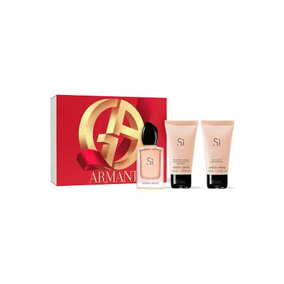 Armani Si Set - + Body Lotion + Shower Gel | EDP