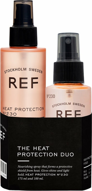 Ref Stockholm Duo Set Ref Stockholm: Protect & Prepare No.230 Vegan Hair Spray Heat Protection + Protect & Prepare No.230 Hair Spray Heat Protection 100
