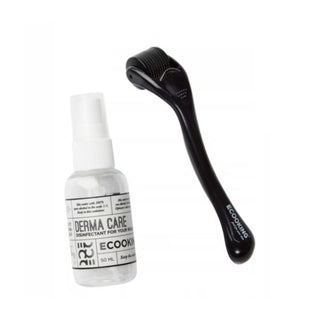 Ecooking Derma Roller Black Face Massage Roller