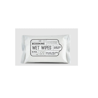 Ecooking Aloe Vera Extract Cleansing Wipes For Face
